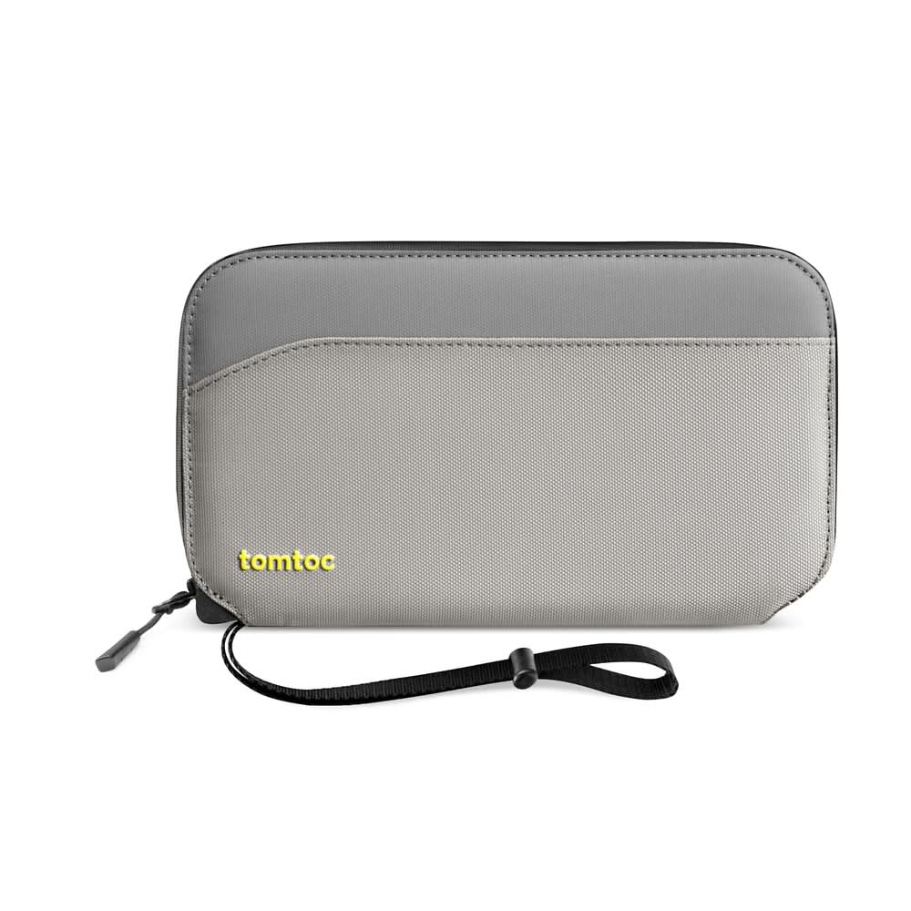 TOMTOC NAVIGATOR-T03 PASSPORT HOLDER-GRAY