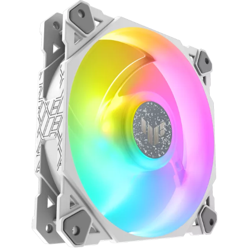ASUS TF120 ARGB 120MM CABINET FAN TRIPLE PACK WITH ARGB CONTROLLER WHITE