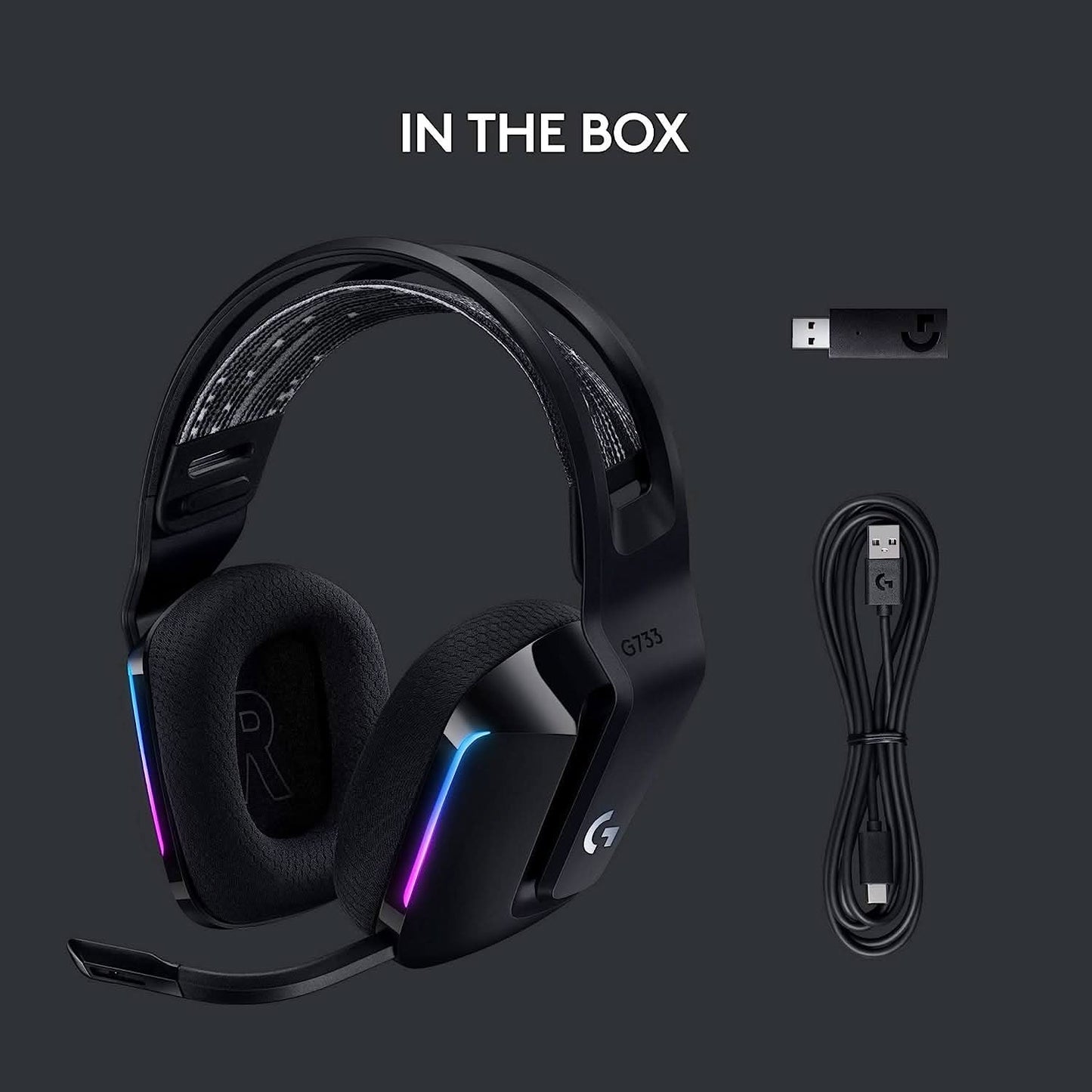 HEADPHONE-LOGITECH-WIRELESS-G733-RGB-BLACK