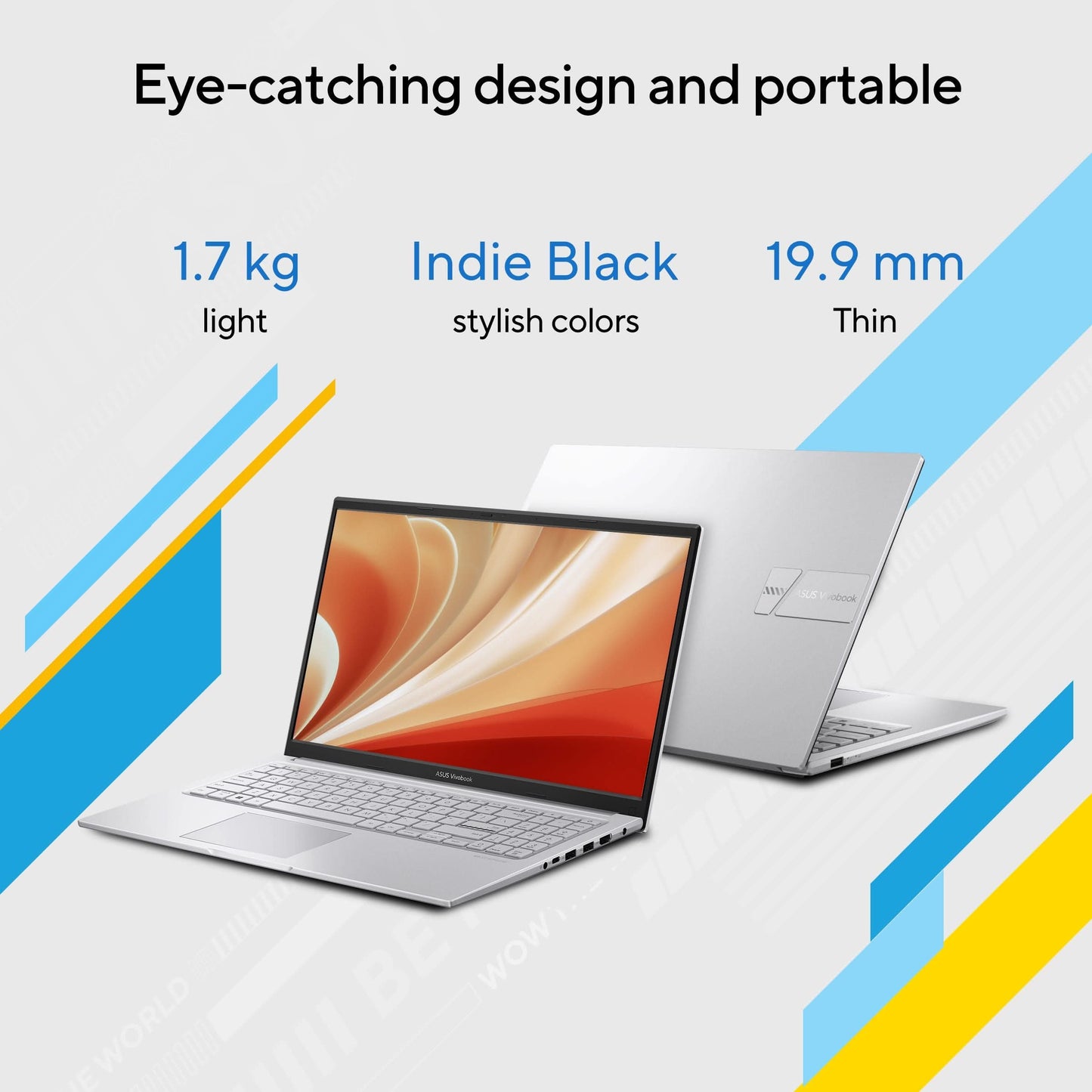ASUS VIVOBOOK 15, LIGHT WEIGHT LAPTOP, INTELCORE I5-1235U (16GB/512GB/INTEL IRIS XE /15.6" FHD/WINDOWS 11 HOME) X1504ZA-NJ540WS