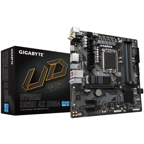 GIGABYTE GA-B760M-DS3H AX DDR4 INTEL LGA1700 MOTHERBOARD