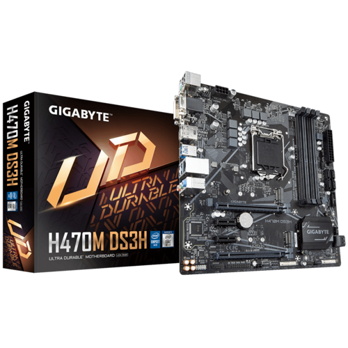 GIGABYTE GA-H470M-DS3H INTEL LGA1200 MOTHERBOARD