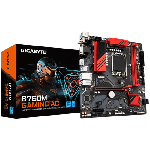 GIGABYTE GA-B760M GAMING AC DDR5 INTEL LGA1700 MOTHERBOARD