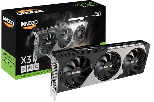INNO3D RTX 5070 TI X3 16GB GRAPHICS CARD