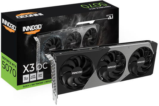 INNO3D RTX 5070 X3 OC 12GB GDDR7 GRAPHICS CARD