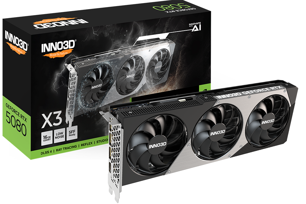 INNO3D GEFORCE RTX 5080 X3 NVIDIA GRAPHIC CARD