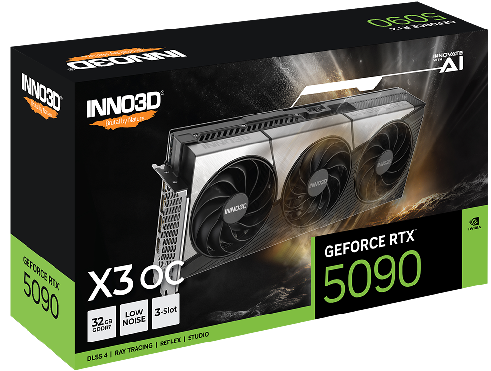 INNO3D RTX 5090 X3 OC 32GB GDDR7 GRAPHICS CARD