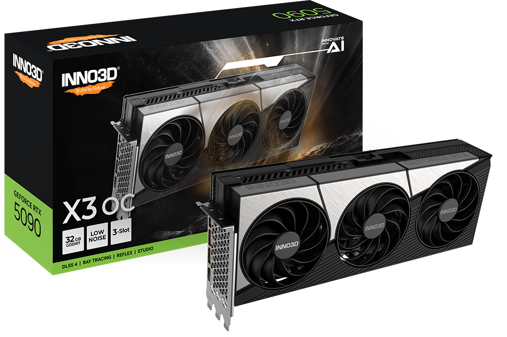 INNO3D RTX 5090 X3 OC 32GB GDDR7 GRAPHICS CARD