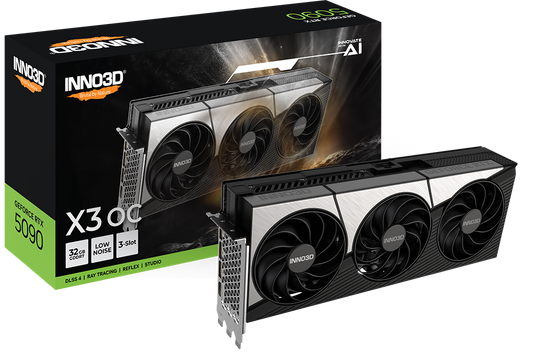 INNO3D RTX 5090 X3 OC 32GB GDDR7 GRAPHICS CARD