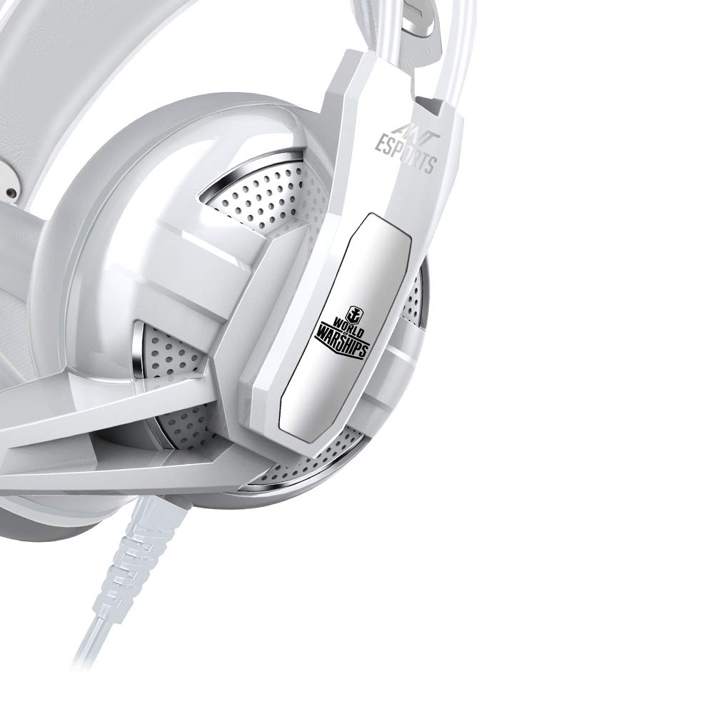 ANT ESPORTS GAMING HEADSET H520W - WHITE - WORLD OF WARSHIP LICENSE