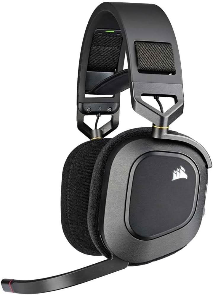CORSAIR HS80 RGB WIRELESS HEADSET CARBON