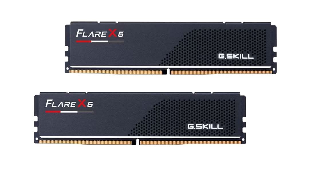 GSKILL 32 GB DDR5 (16*2) FLARE X5 6000MHZ (CL30) RAM F5-6000J3038F16GX2-FX5