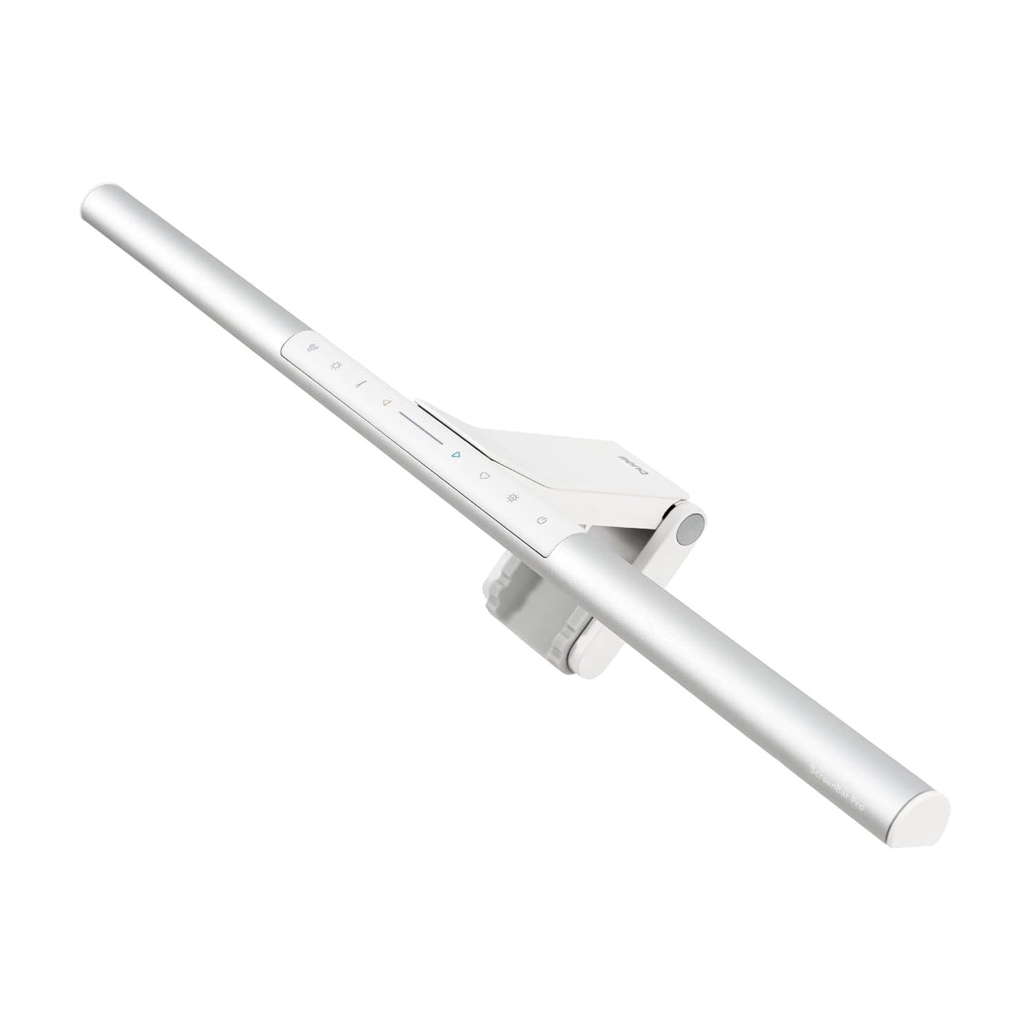 BenQ ScreenBar Pro Monitor Light Bar, LED Screen Lamp with Motion Sensor, Touch Control, USB-C Silver