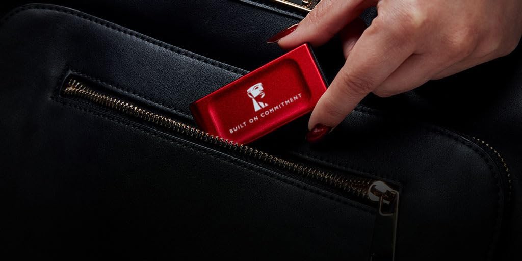 KINGSTON XS1000 1TB PORTABLE SSD RED | POCKET-SIZED | USB 3.2 GEN 2 | EXTERNAL SOLID STATE DRIVE | UP TO 1050MB/S | SXS1000R/1000G