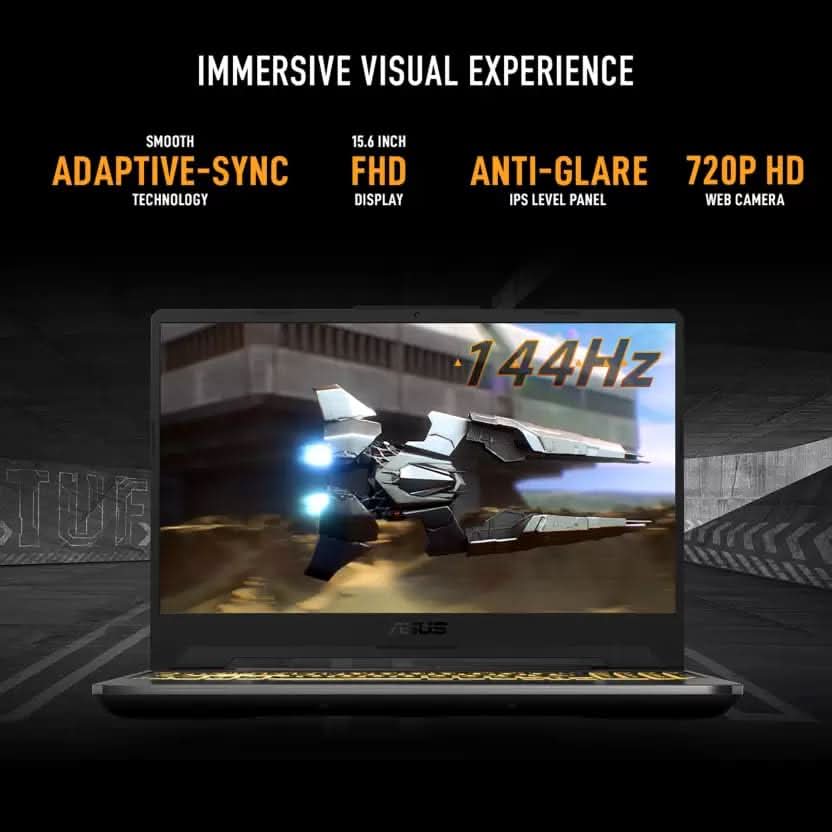 ASUS TUF GAMING A15 AMD RYZEN 7 OCTA CORE 7435HS - (16 GB/512 GB SSD/WINDOWS 11 HOME/4 GB GRAPHICS/NVIDIA GEFORCE RTX 2050) FA566NFR-HN259W GAMING LAPTOP (15.6 INCH, GRAPHITE BLACK, 2.30 KG)