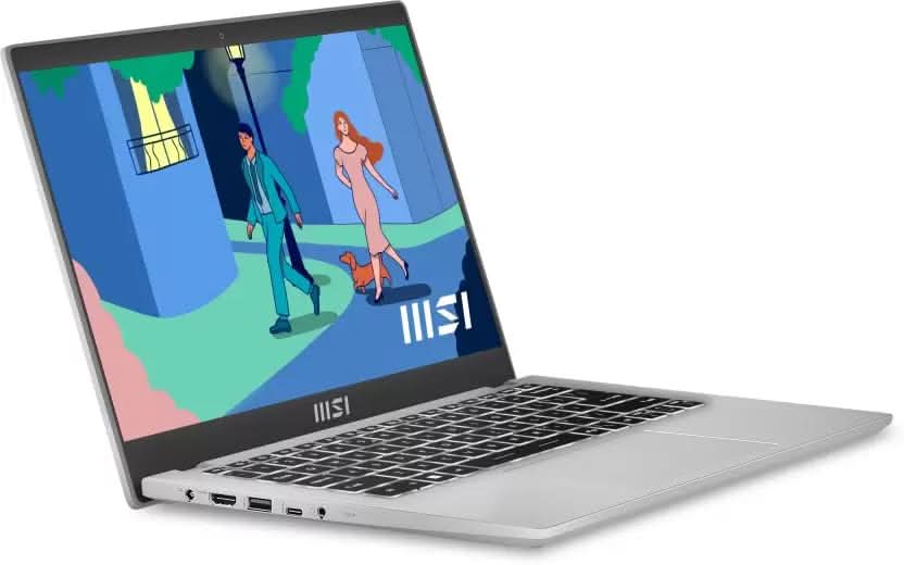 MSI CORE I5 12TH GEN 1235U - (8 GB/512 GB SSD/WINDOWS 11 HOME) MODERN 14 C12M-440IN THIN AND LIGHT LAPTOP (14 INCH, URBAN SILVER, 1.4 KG)