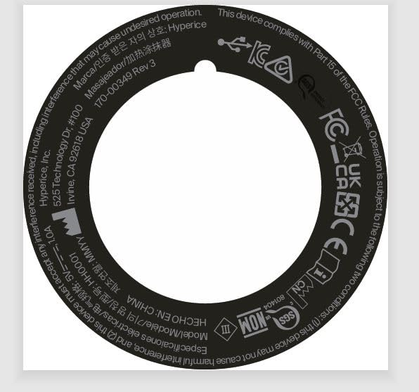 HYPERICE HEATED HYPERVOLT HEAD ATTACHMENT