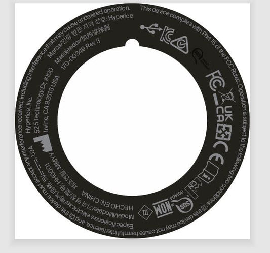 HYPERICE HEATED HYPERVOLT HEAD ATTACHMENT