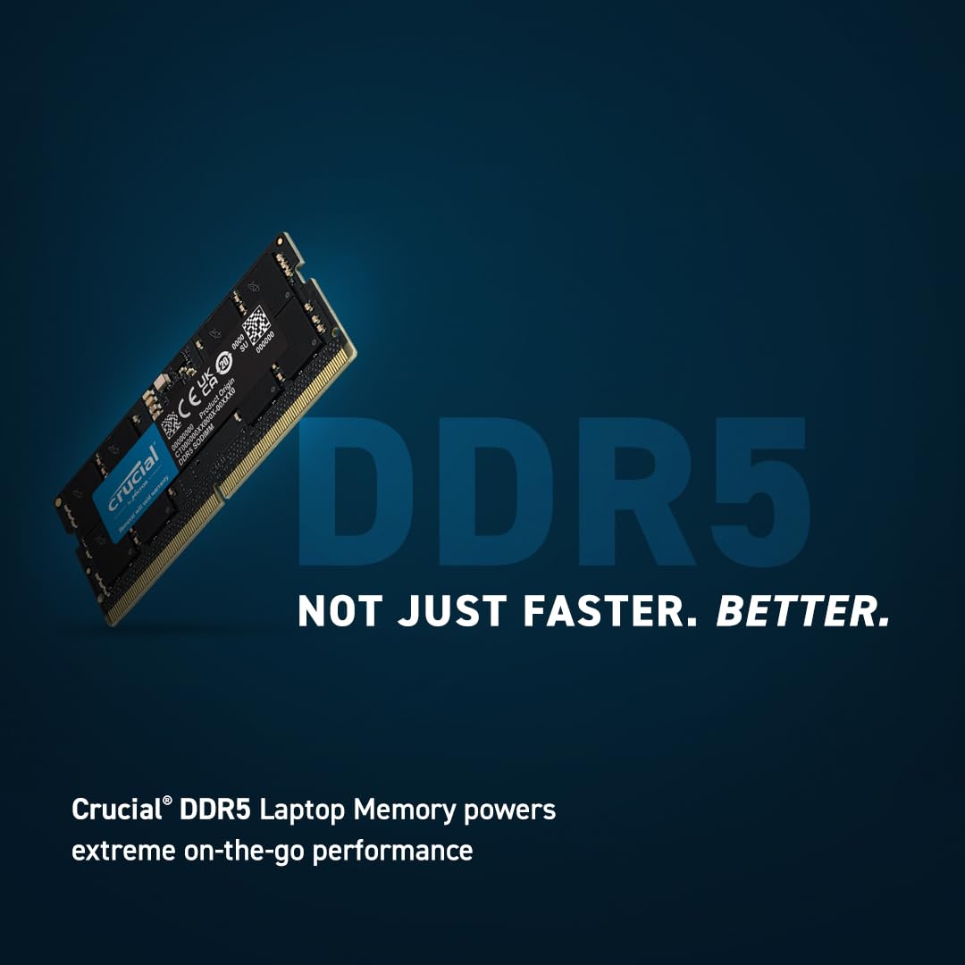 CRUCIAL BASICS 16GB DDR5-4800 SODIMM RAM CB16GS4800