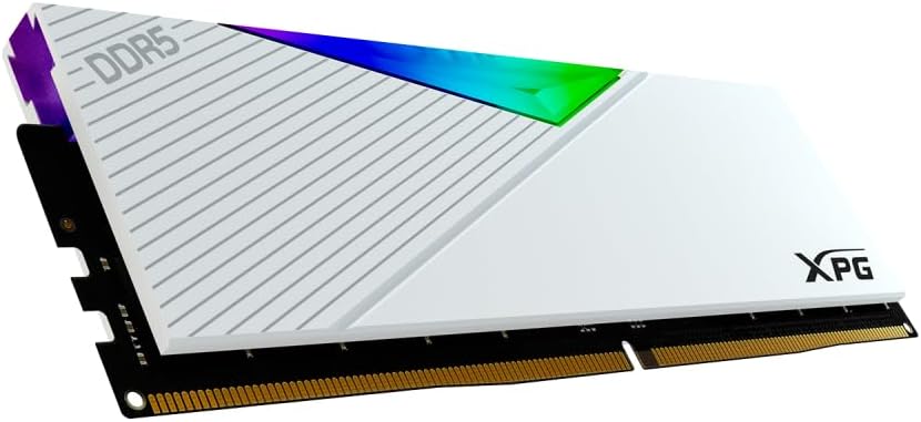 XPG 16GB*2 D5 5200MHZ LANCER RGB WHITE AX5U5200C3816G-DCLARWH