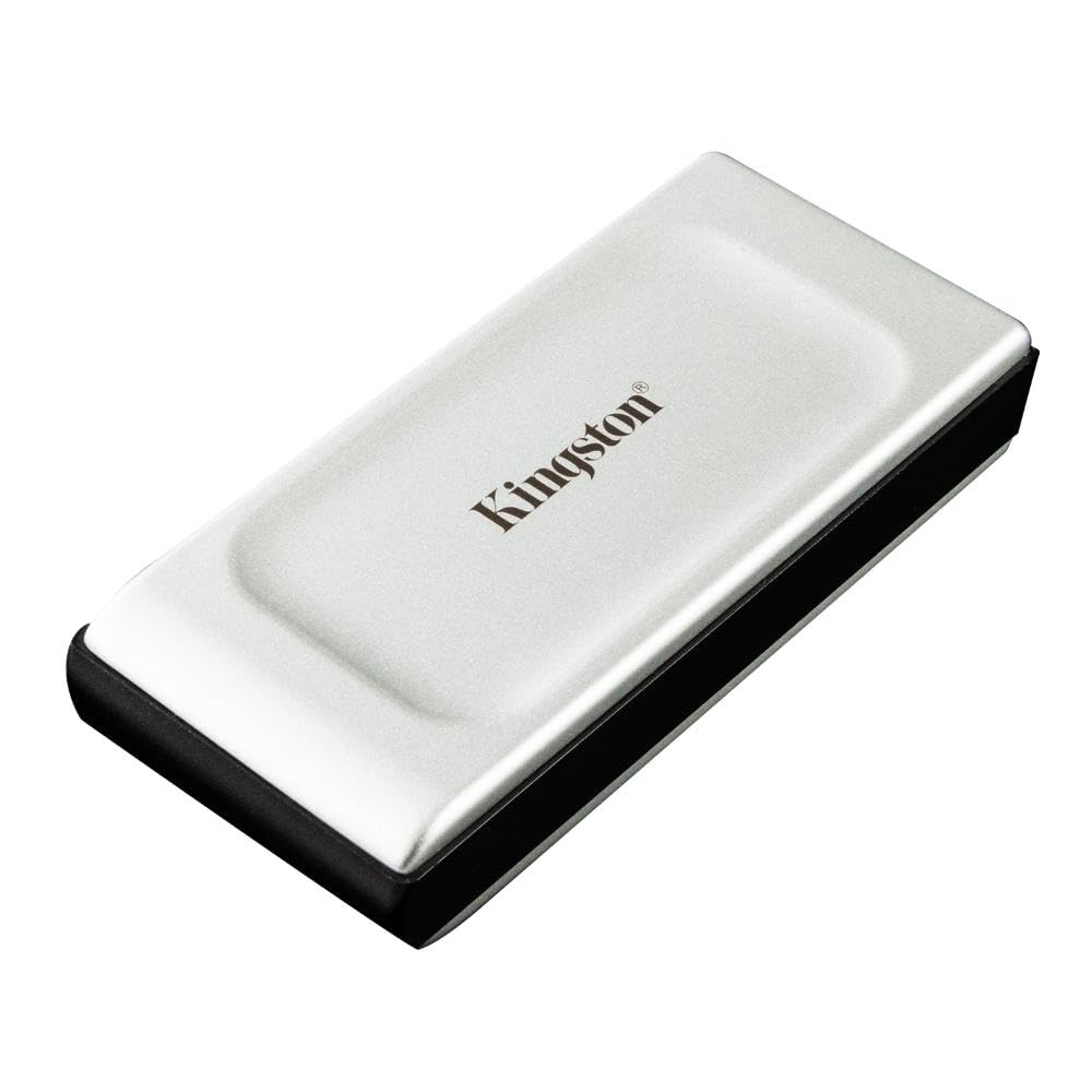 KINGSTON XS2000 4TB HIGH PERFORMANCE, READ/WRITE SPEEDS UP TO 2,000MB/S, POCKET-SIZED PORTABLE EXTERNAL SSD, SILVER, USB3.2_GEN_2_X_2 SXS2000/4000G