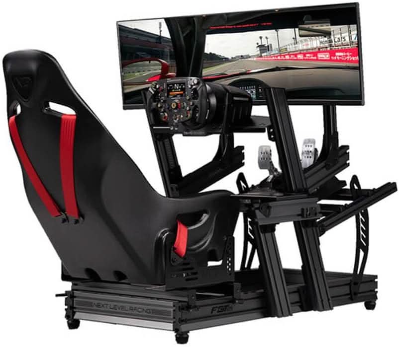 NEXT LEVEL RACING F-GT ELITE DIRECT MONITOR MOUNT - CARBON GREY (NLR-E014), BLACK