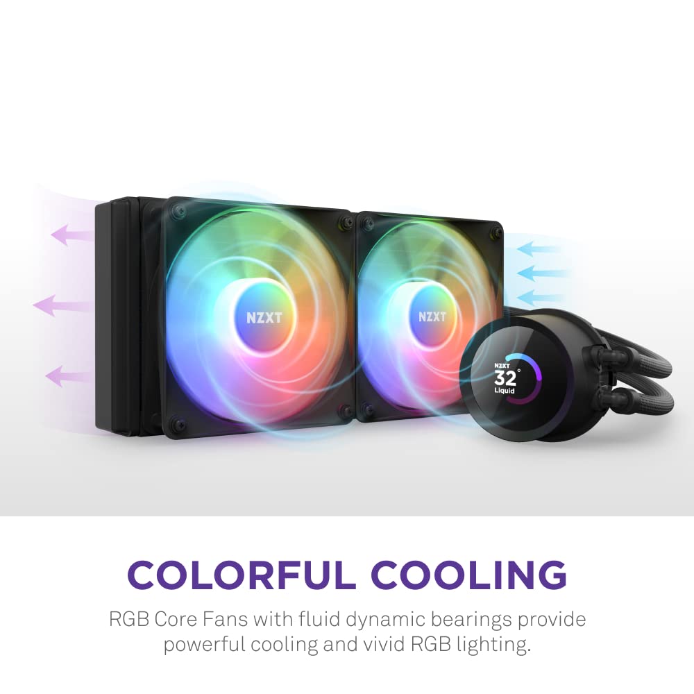NZXT KRAKEN 360MM RGB AIO LIQUID COOLER BLACK