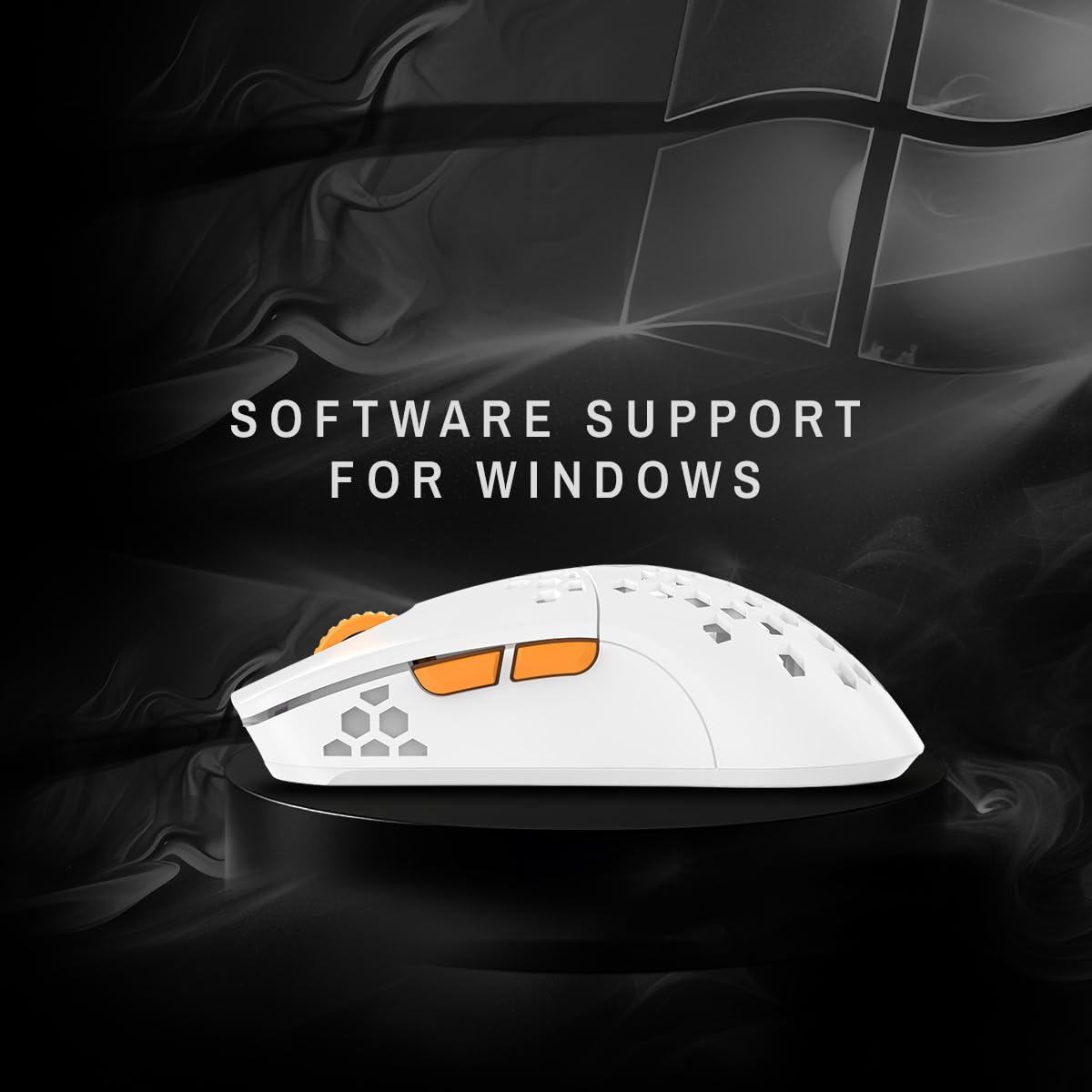 Cosmic Byte Umbra Tri-Mode Wireless Gaming Mouse White