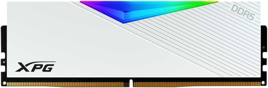 XPG 16GB*2 D5 5200MHZ LANCER RGB WHITE AX5U5200C3816G-DCLARWH