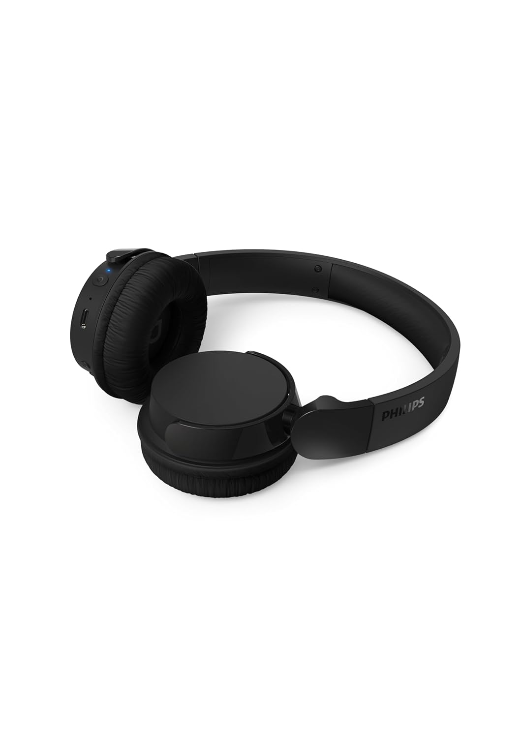 PHILIPS AUDIO TAH4209BK/00 BLUETOOTH HEADPHONES,LIGHTWEIGHT AND FOLDABLE DESIGN, 32MM NEODYNAMIC DRIVERS, 55H PLAYTIME, USB TYPE-C FAST CHARGING, BUILT-IN MIC FOR SMARTPHONE, LAPTOP, TABLET (BLACK)