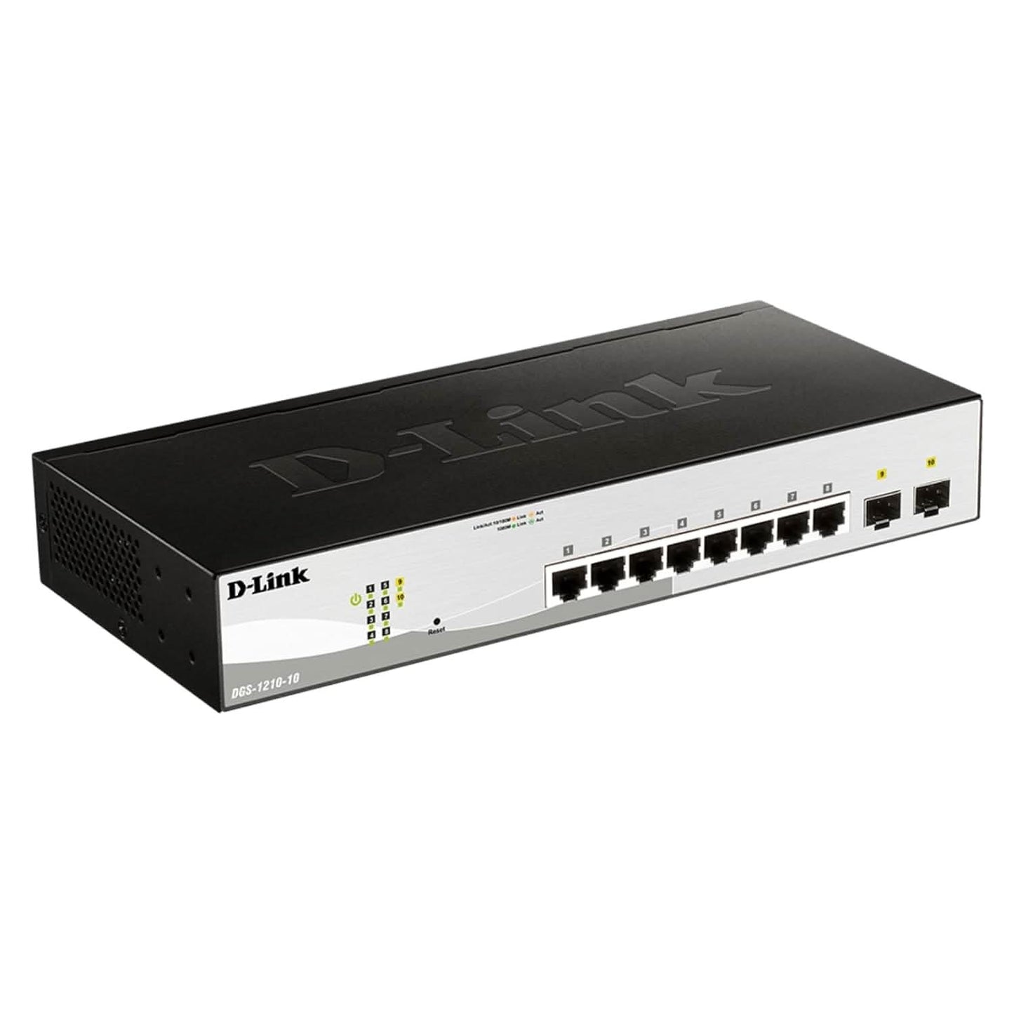 DLINK BUSINESS DGS-1210-10 10-PORT GIGABIT WEB SMART SWITCH INCLUDING 2 GIGABIT SFP PORTS