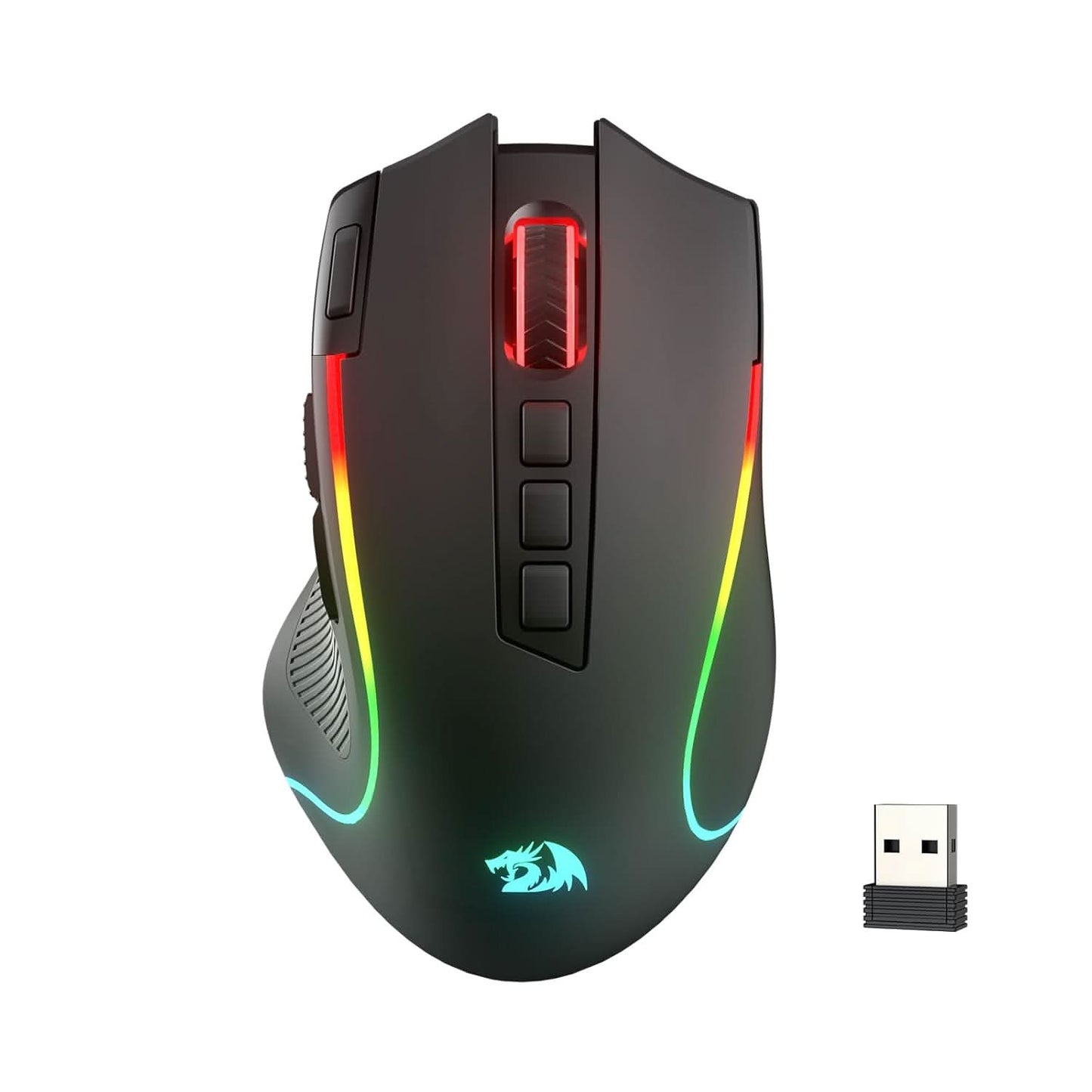 Redragon M612 PRO RGB Gaming Mouse - Black