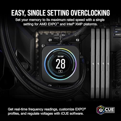 CORSAIR VENGEANCE DDR5 RAM 32GB (1X32GB) 6000MHZ CL38 CMK32GX5M1B6000Z38