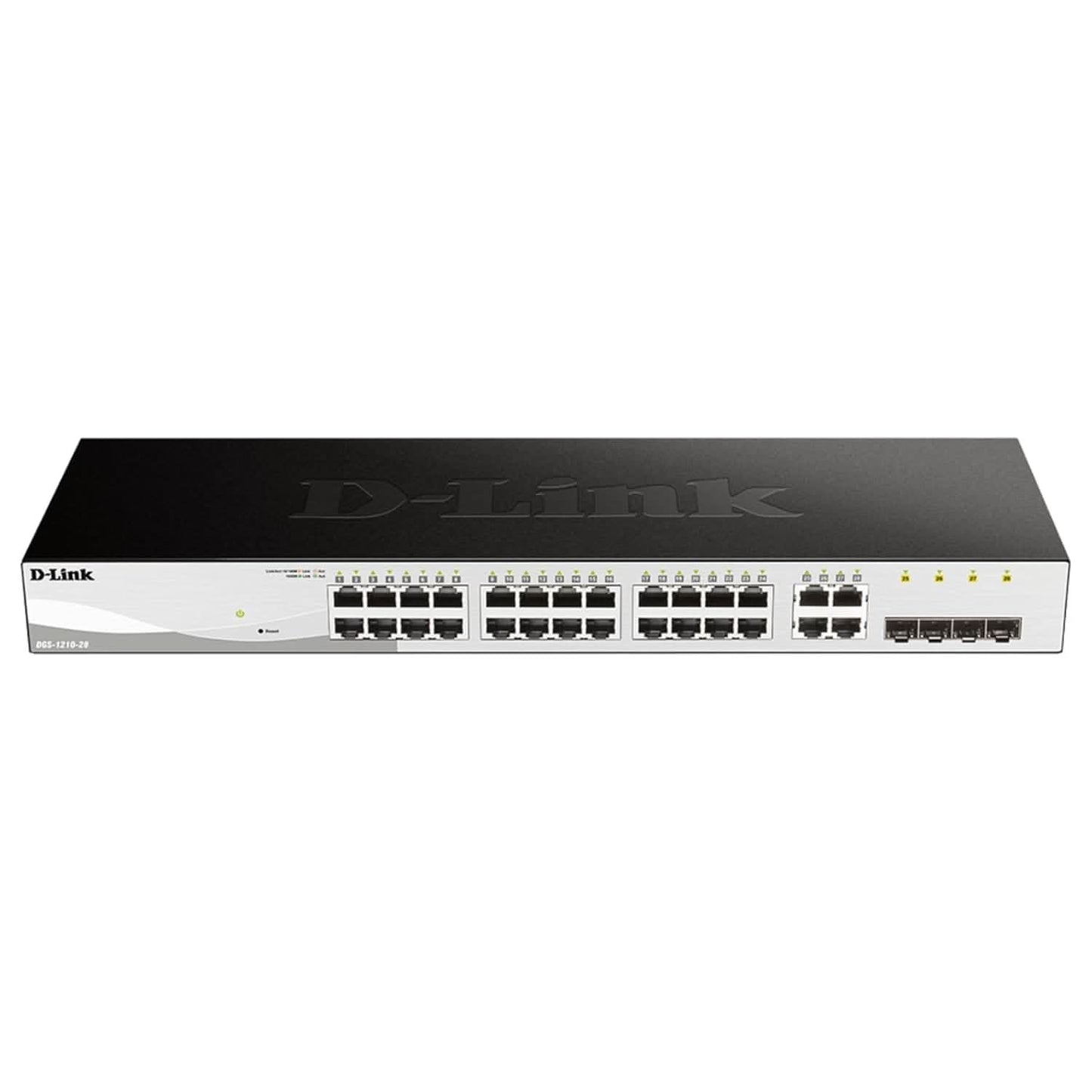 DLINK SYSTEMS 28-PORT GIGABIT WEB SMART SWITCH INCLUDING 4 GIGABIT SFP PORTS (DGS-1210-28)