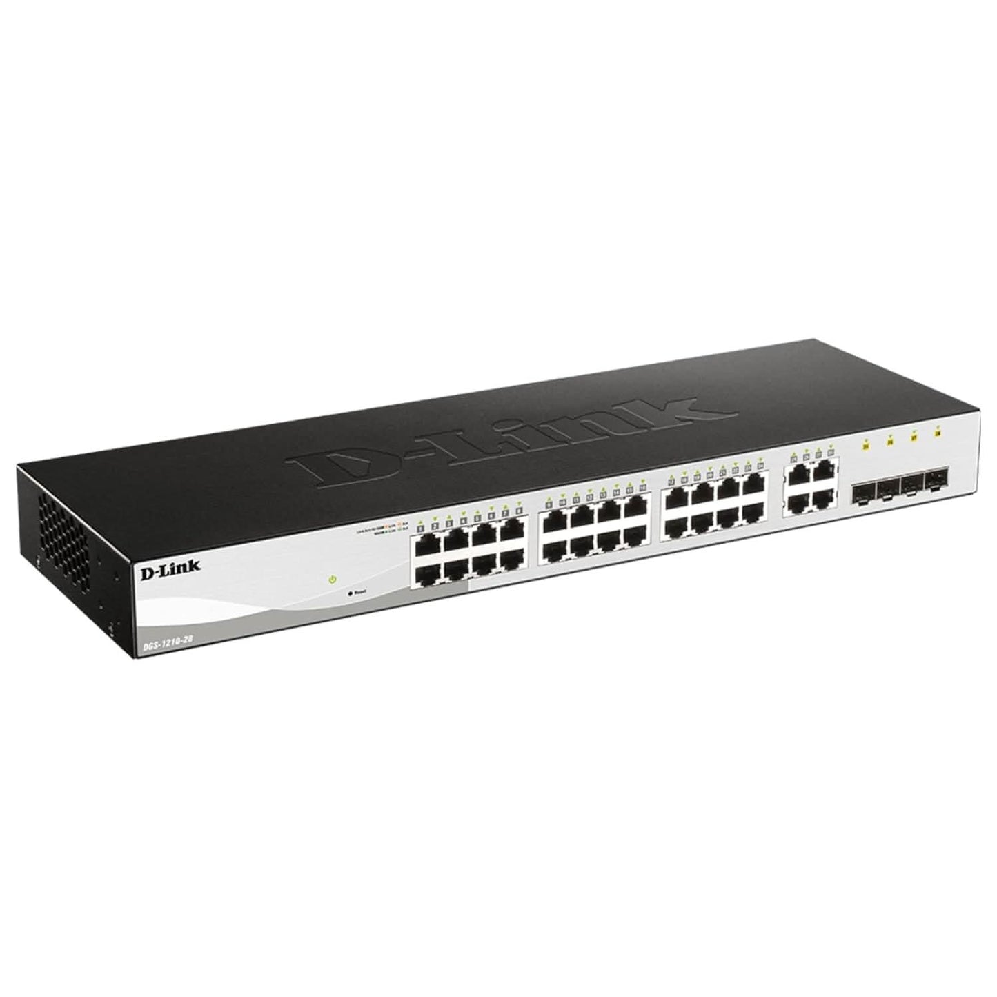 DLINK SYSTEMS 28-PORT GIGABIT WEB SMART SWITCH INCLUDING 4 GIGABIT SFP PORTS (DGS-1210-28)
