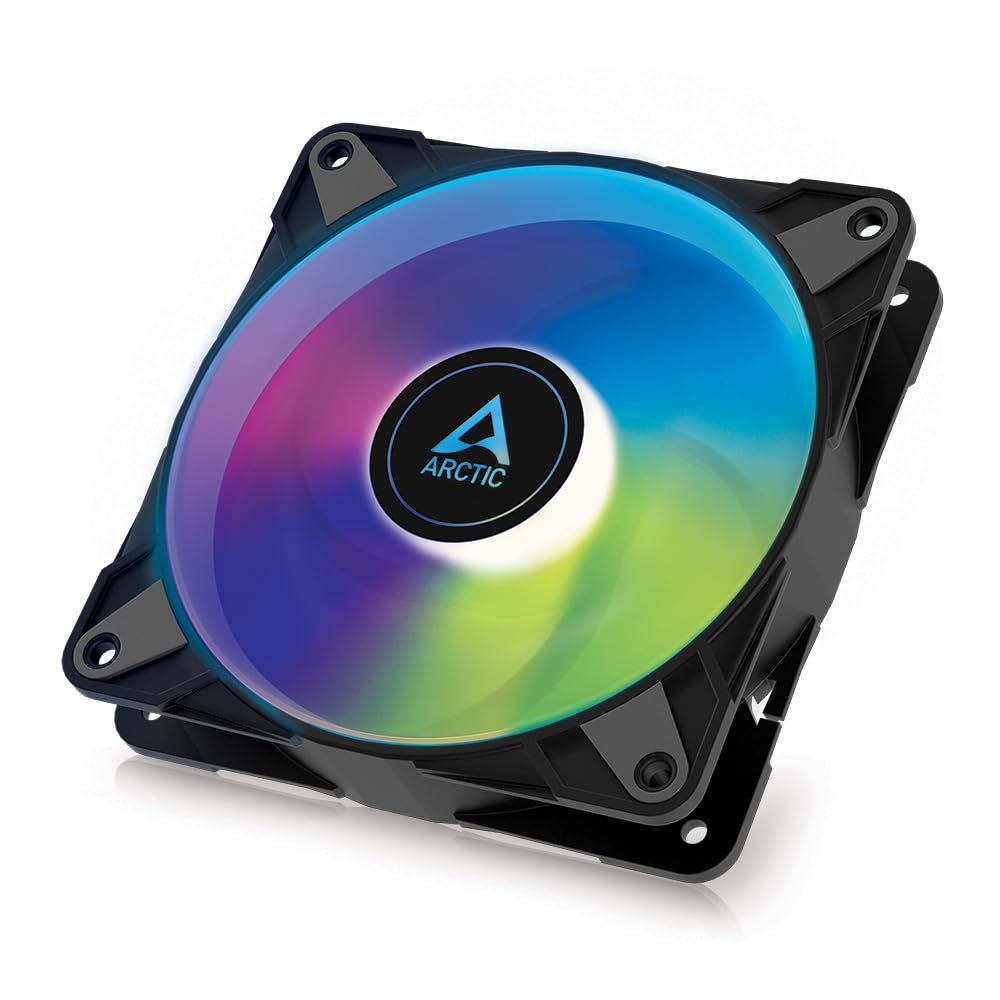 ARCTIC P14 PWM PST ARGB CASE SINGLE FAN - BLACK, ACFAN00239A