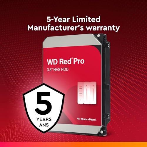WESTERN DIGITAL 8TB WD RED PRO NAS INTERNAL HARD DRIVE HDD WD8005FFBX