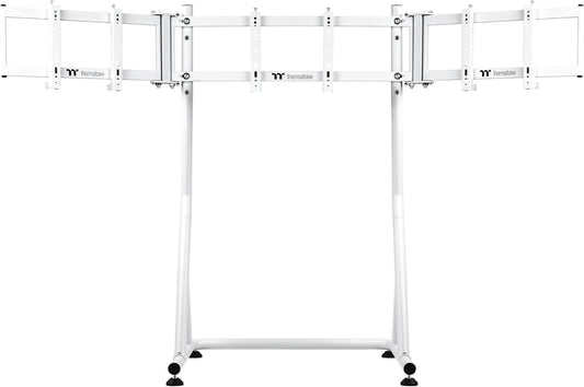 THERMALTAKE GR500 TRIPLE RACING MONITOR STAND WHITE