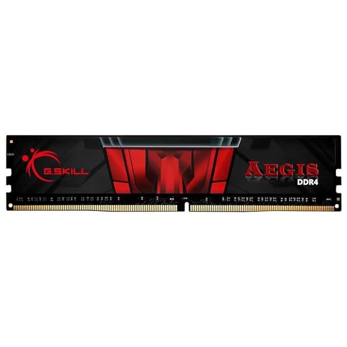 G.Skill Aegis 8GB (1 x 8GB) DDR4 3200MHz CL16-18-18-38 1.35V Desktop Memory RAM - F4-3200C16S-8GIS