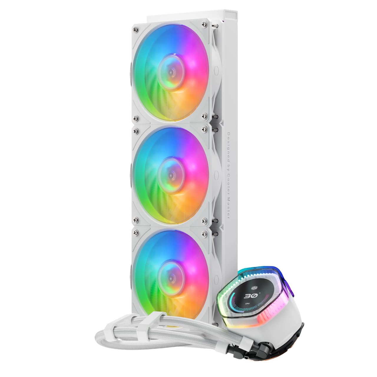 COOLER MASTER MASTERLIQUID 360MM ION ARGB WHITE LIQUID COOLER
