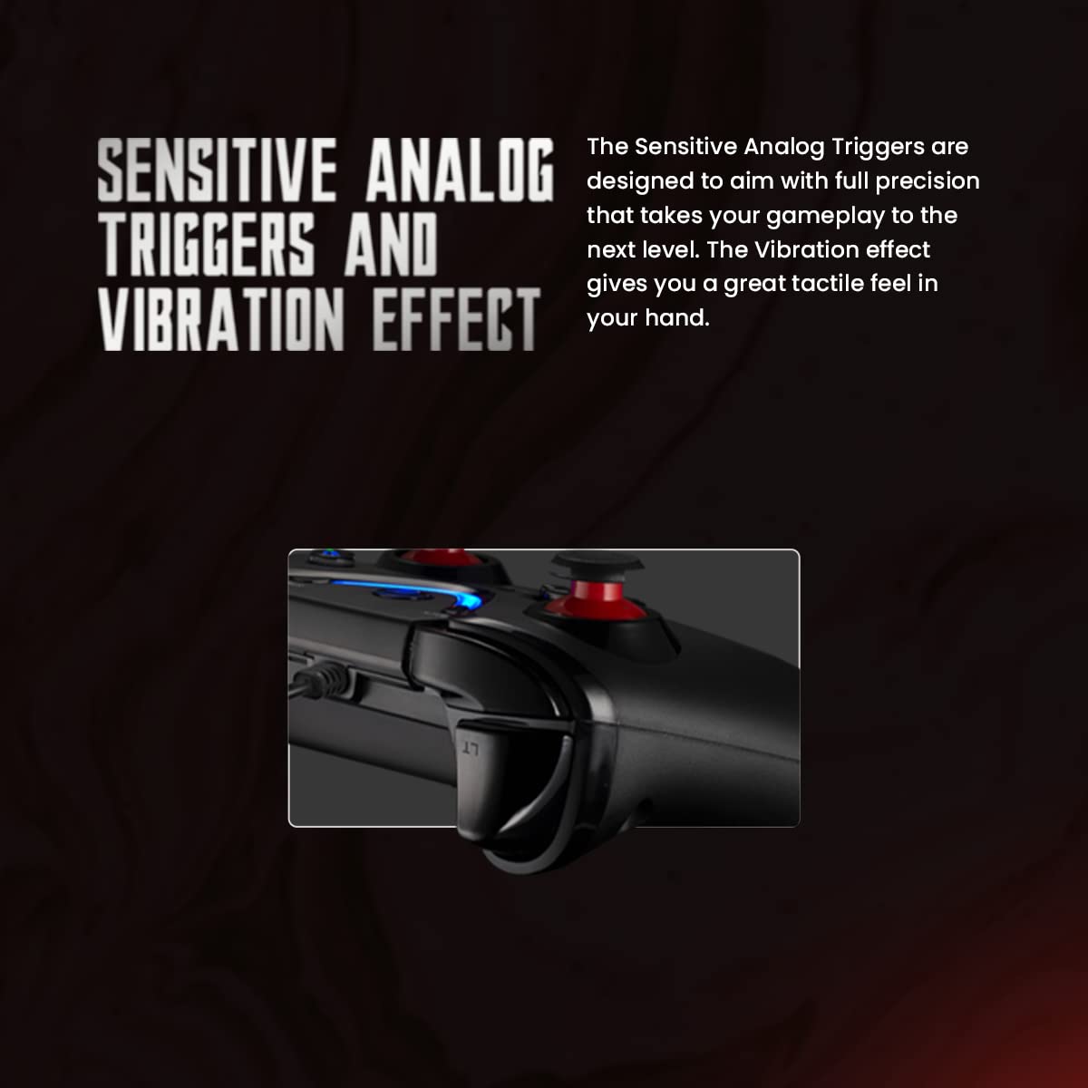 COSMIC BYTE ARES WIRED (BLACK) GAMEPAD