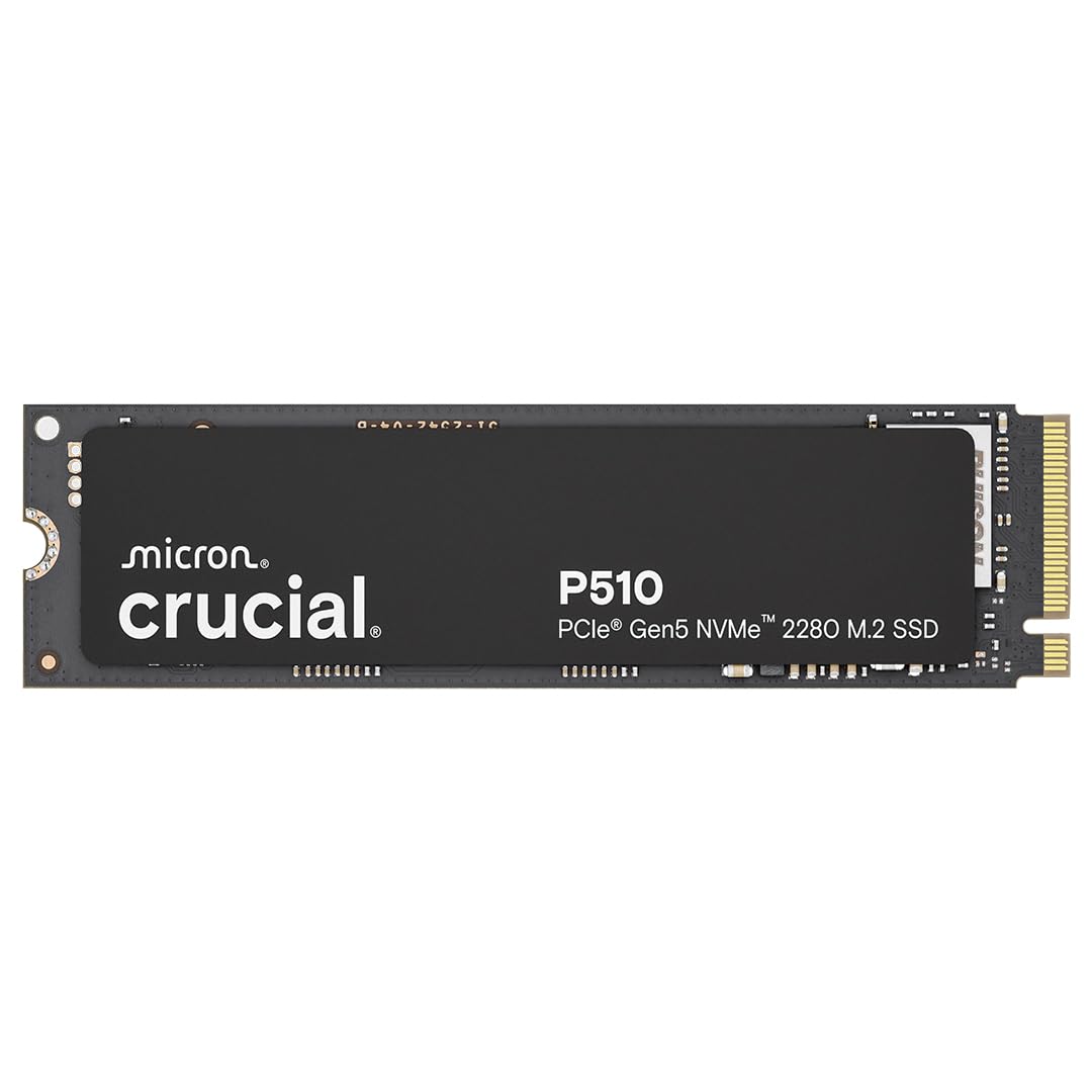 CRUCIAL P510 2TB PCIE GEN5 NVME 2280 M.2 SSD CT2000P510SSD8