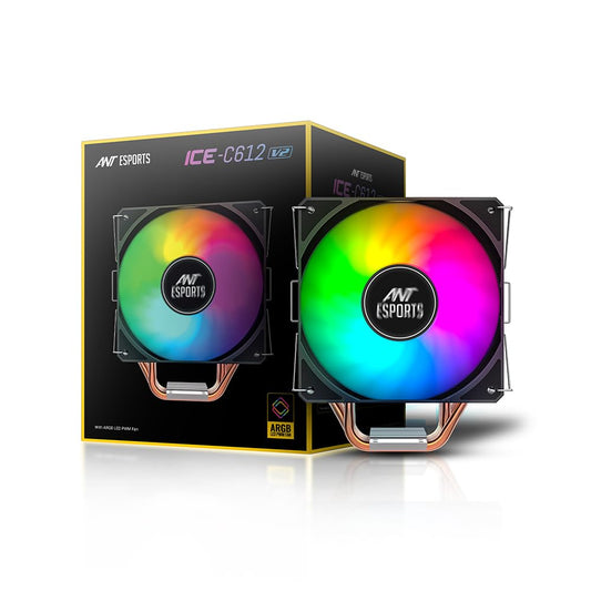 ANT ESPORTS ICE-C612 RGB CPU AIR COOLER
