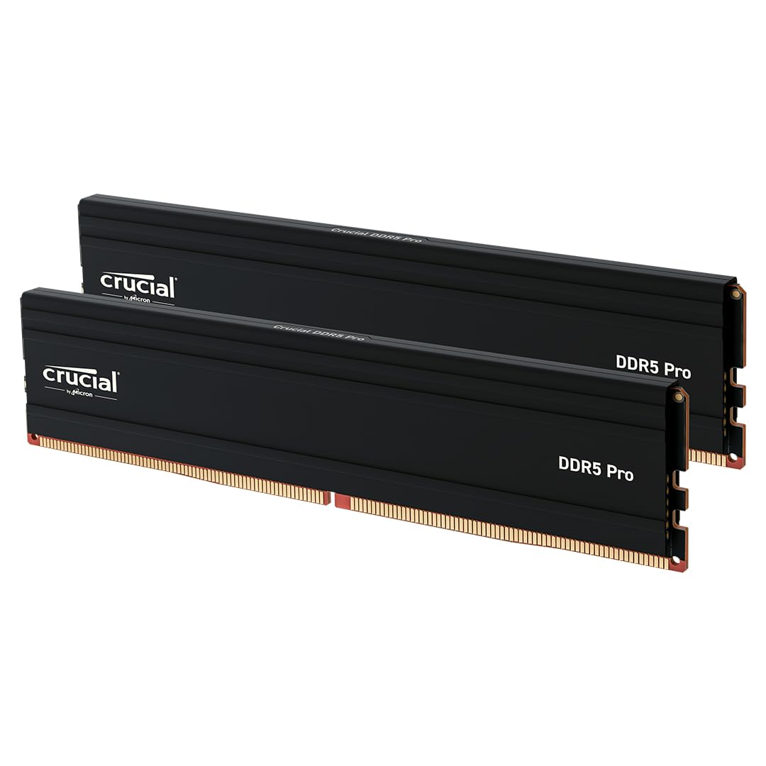 CRUCIAL PRO 32GB KIT (2X16GB) DDR5-6000 UDIMM CL48 RAM CP2K16G60C48U5