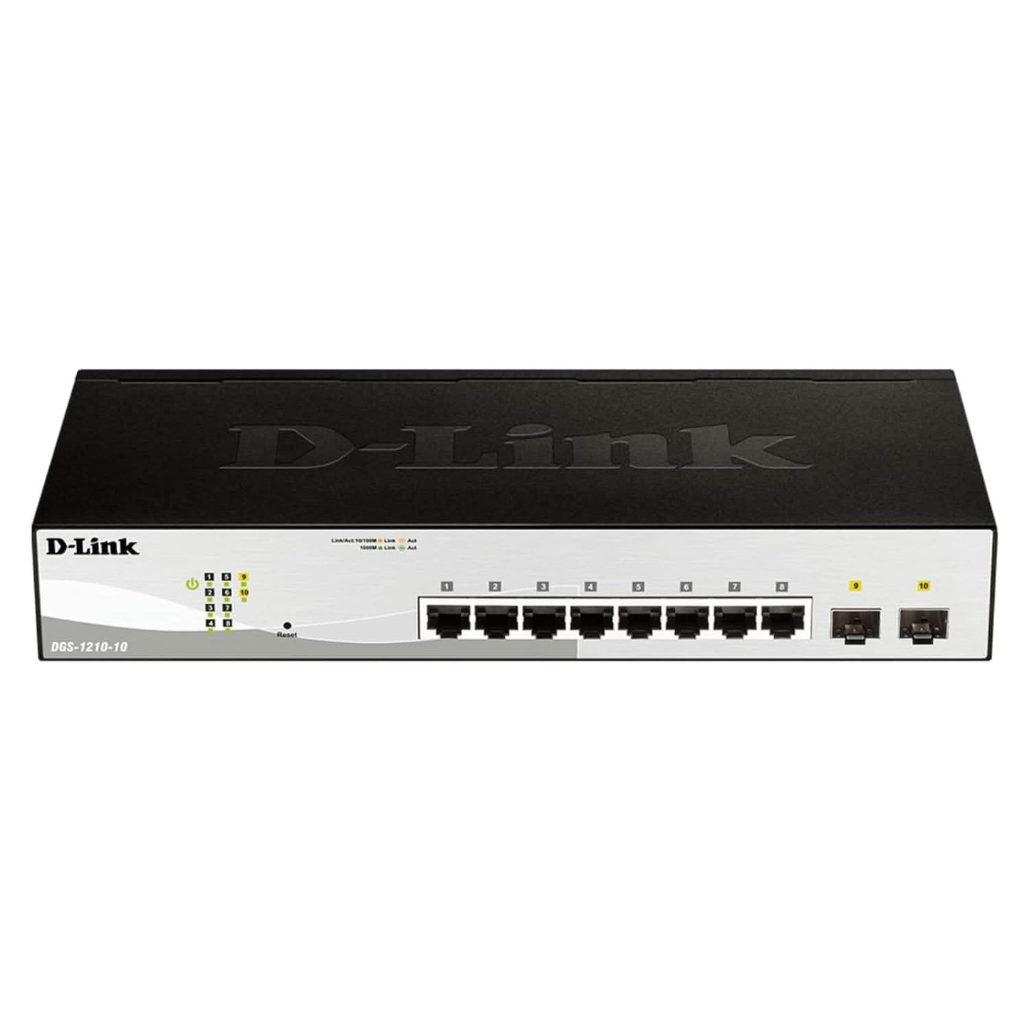 DLINK BUSINESS DGS-1210-10 10-PORT GIGABIT WEB SMART SWITCH INCLUDING 2 GIGABIT SFP PORTS