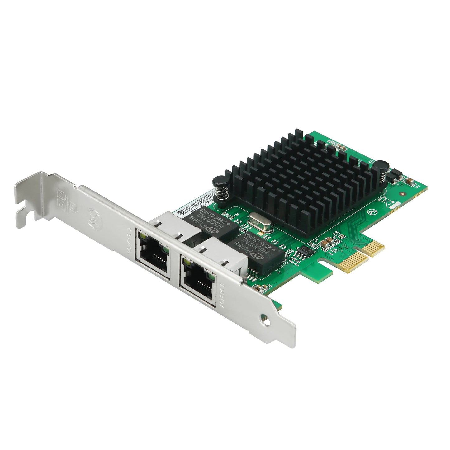 S-Tech PCIe Gigabit Ethernet Network Card – Dual Port RJ45 – Intel 82575