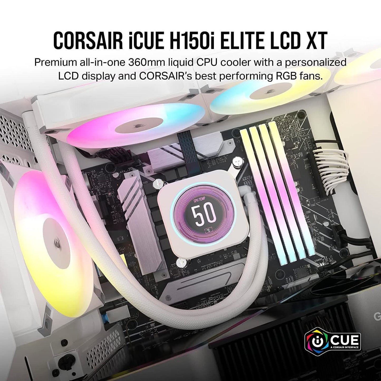 FAN-CORSAIR-ICUE-H150i-ELITE-LCD-XT-WHITE