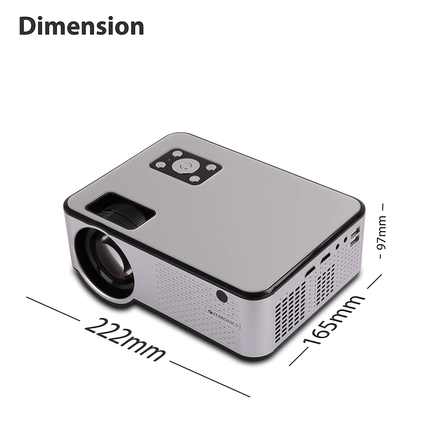 PROJECTOR-ZEBRONICS-LP2800HD