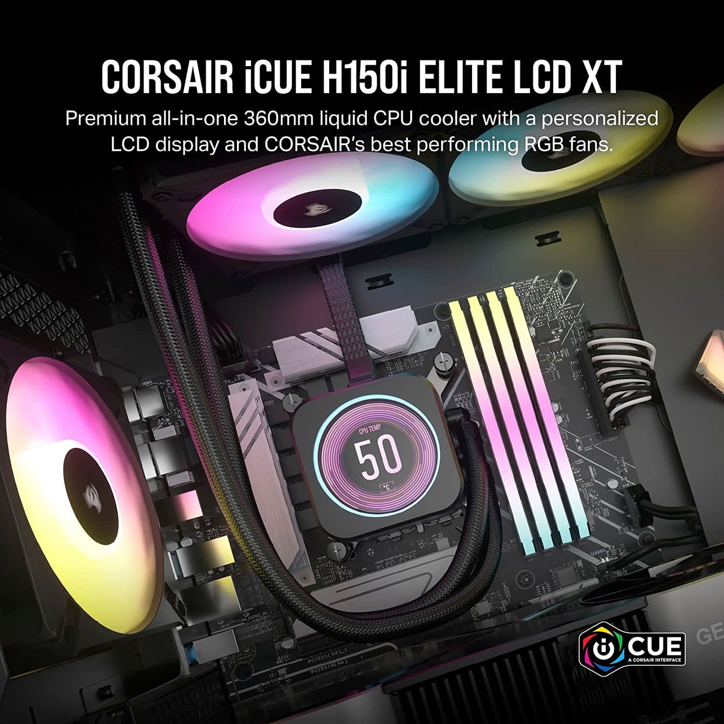 FAN-CORSAIR-ICUE-H150i-ELITE-LCD-XT-BLACK