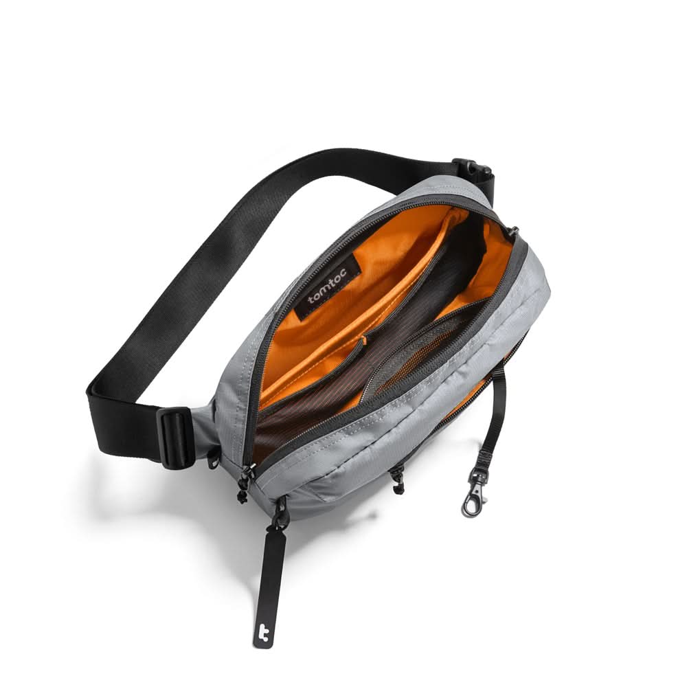 TOMTOC AVIATOR-T33 CHEST BAG 2.5L-GRAY